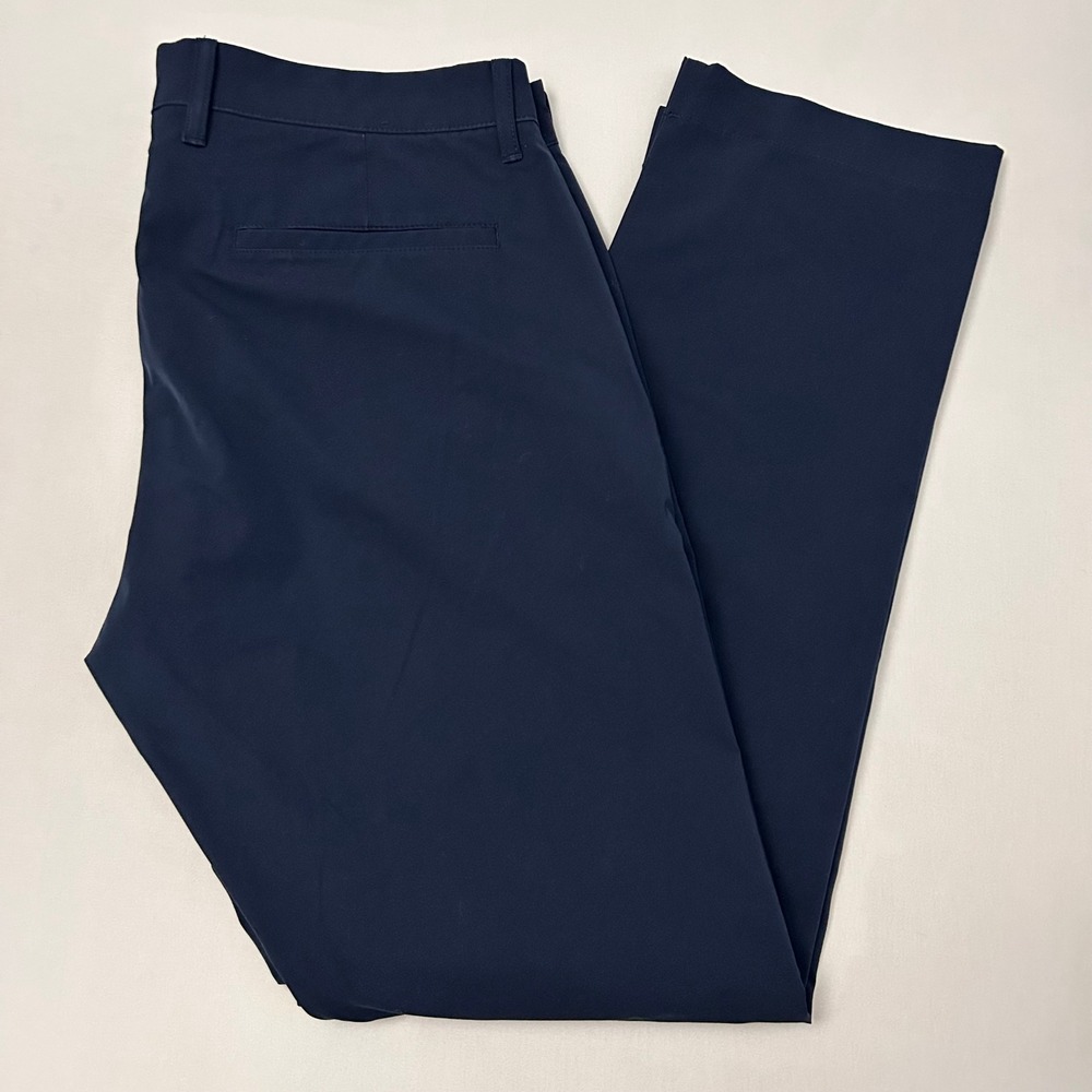 J Crew Flex Slim Fit Navy Chino Pants Men 33x30 Stretch Casual‎ Dress Work